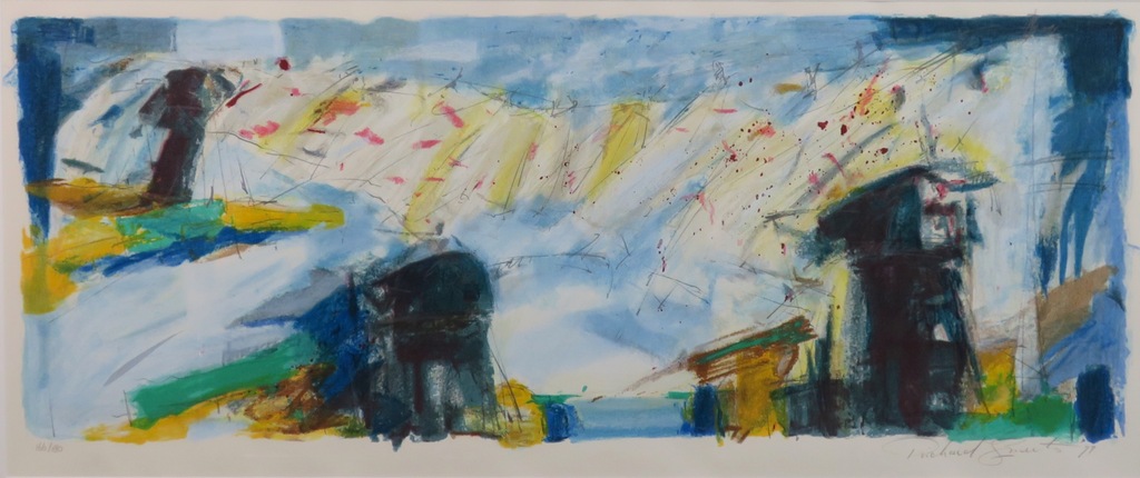 Richard Smeets: Zeefdruk, Zonder titel II - Ingelijst (Groot) kopen? Bied vanaf 40!