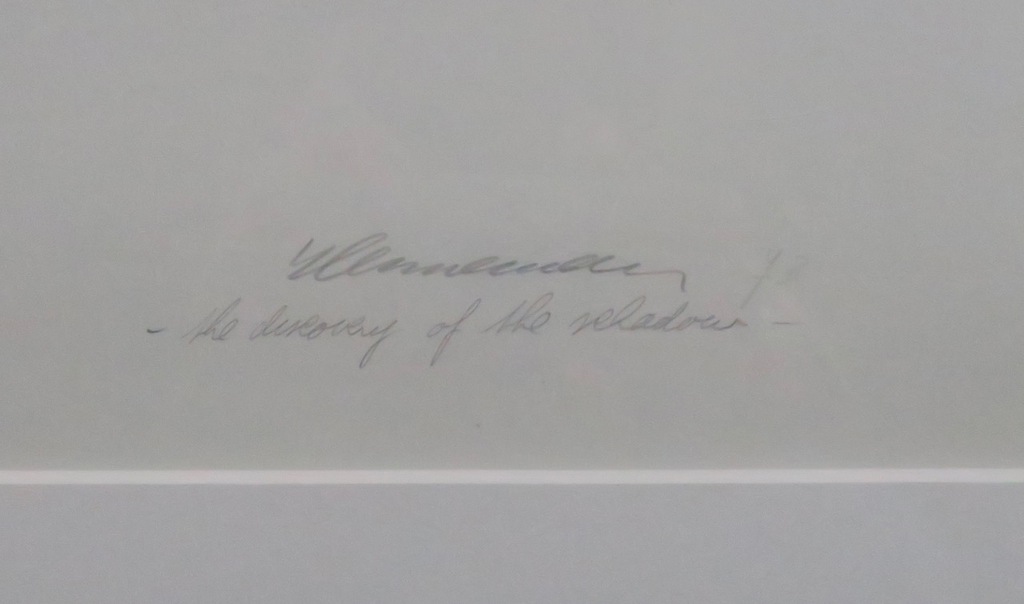 Jeroen Henneman: Potloodtekening, The discovery of the shadow - Ingelijst kopen? Bied vanaf 400!