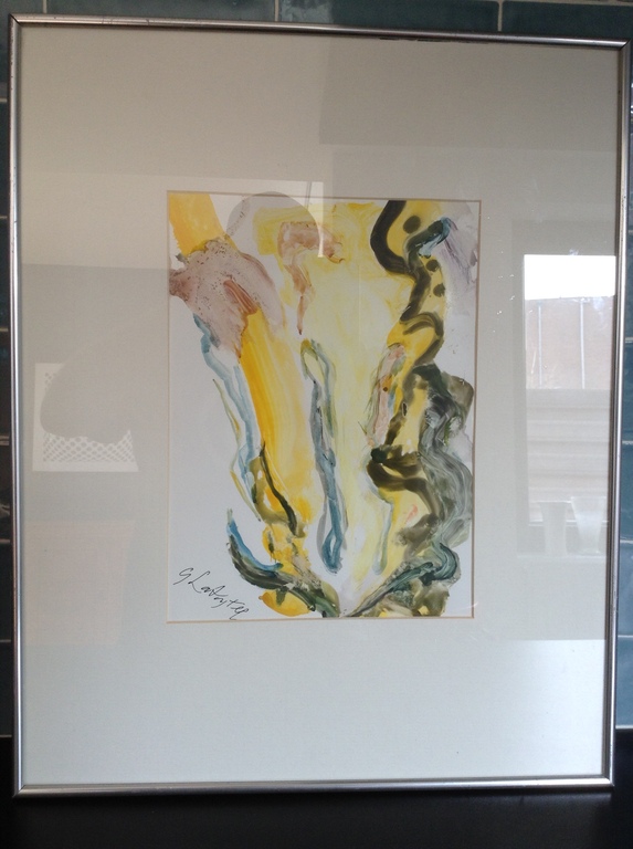 Ger Lataster 1920-2012 , Olieverf op papier (Guache) 20x30 ges lo kopen? Bied vanaf 60!