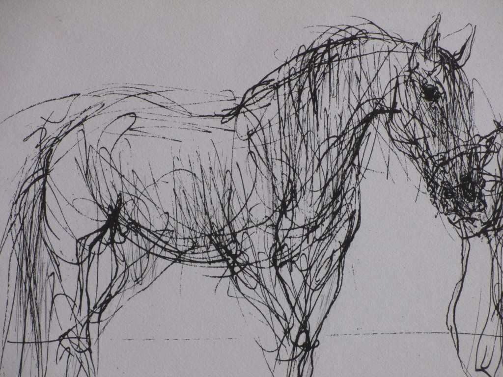 Piet Klaasse, Paard en ruiter, Litho kopen? Bied vanaf 1!