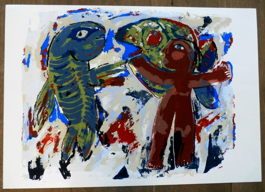 John Lie a Fo - zeefdruk: Atepa - 1988 kopen? Bied vanaf 45!