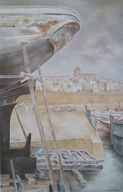 Wim Schuhmacher - Palma, litho verkocht voor € 60!