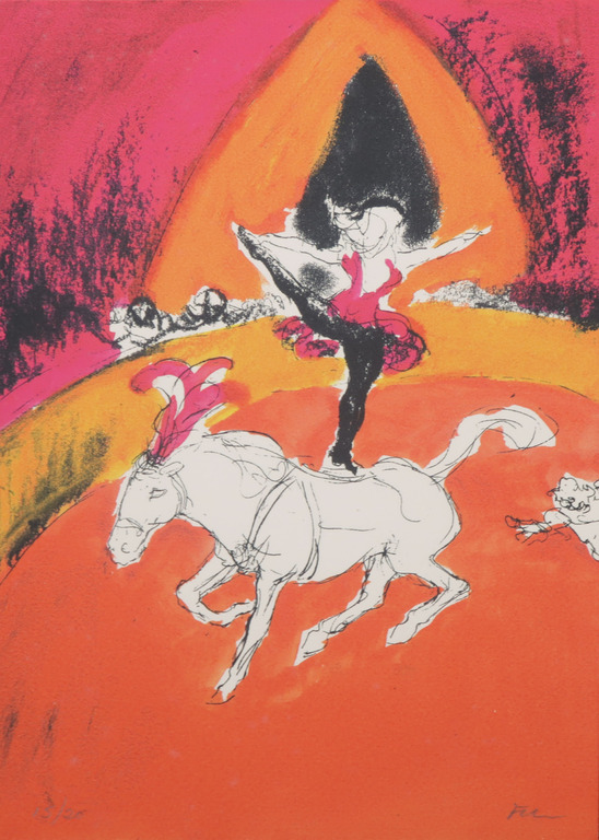 Luis Filcer: Litho, Circus VI verkocht voor € 40!