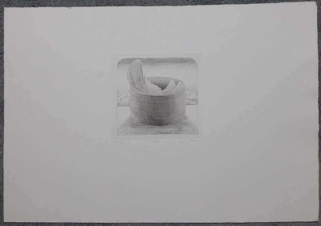 Gerard van Rooy, ets uit 1975 kopen? Bied vanaf 50!