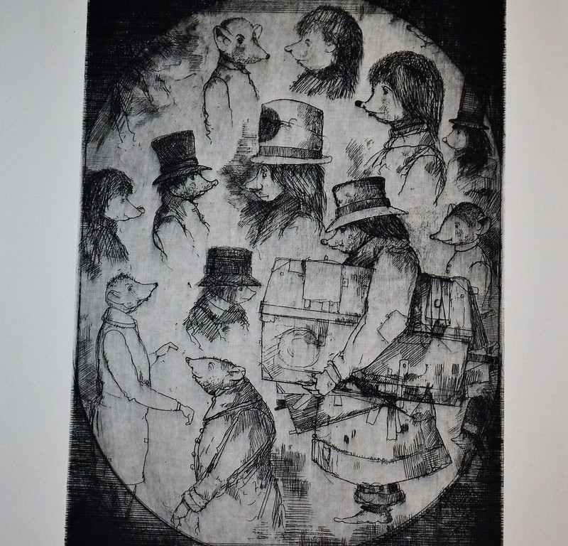 Dirkje Kuik, ets  verkocht voor € 50!