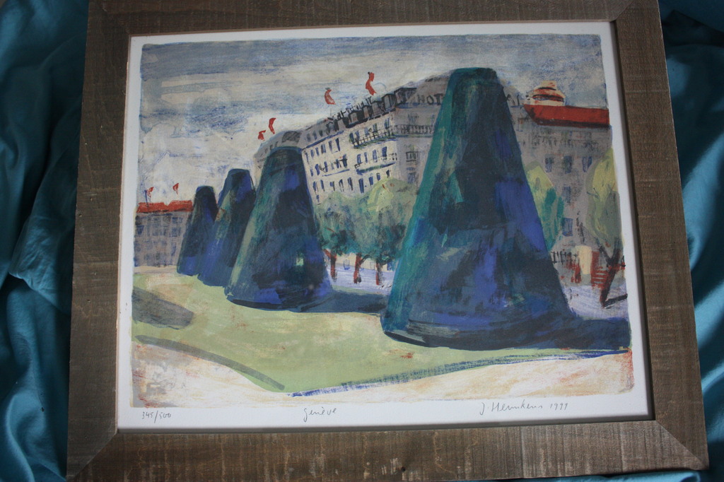 Jeroen Hermkens: Kleurengrafiek, Genève verkocht voor € 75!