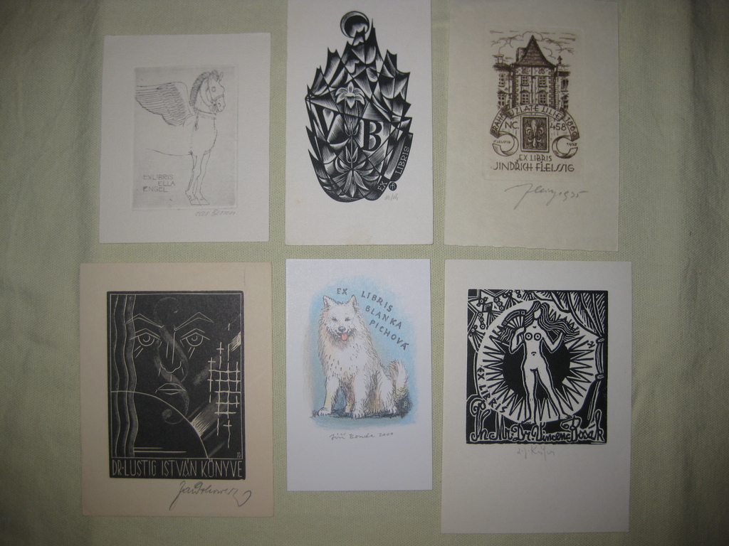 Kleine collectie grafiek uit Tsjechië 25x - Ex-Libris - deels handgesigneerd - Emil Kotrba, V. Fleissig, Dobrovolsky, Jiri Bouda, M. Fils, J. Hodek, L. Kaspar en V. Cinybulk kopen? Bied vanaf 1!