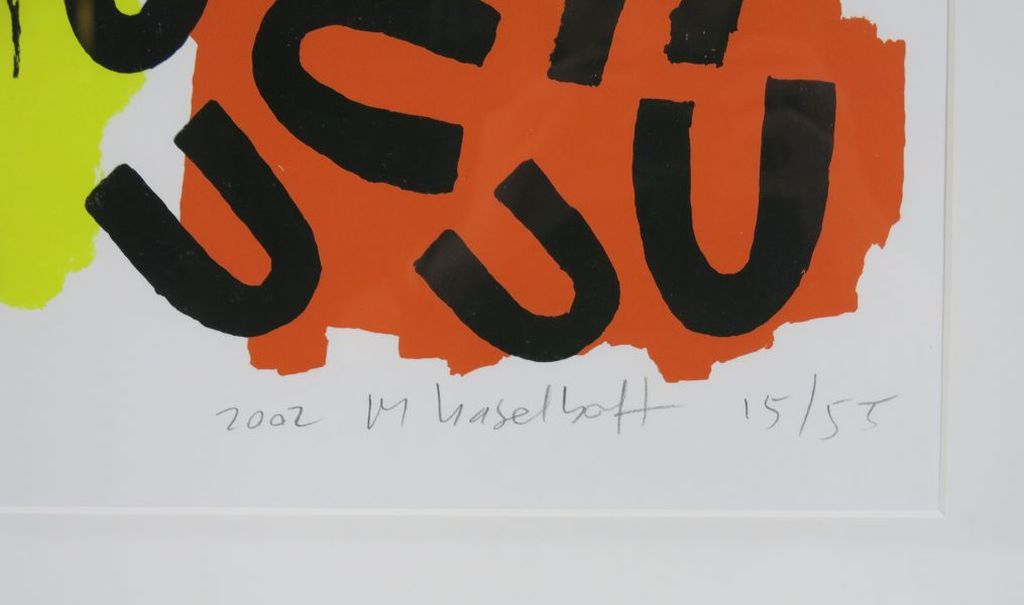 Marianne Haselhoff: Zeefdruk, Kleuren en vormen - Ingelijst kopen? Bied vanaf 50!