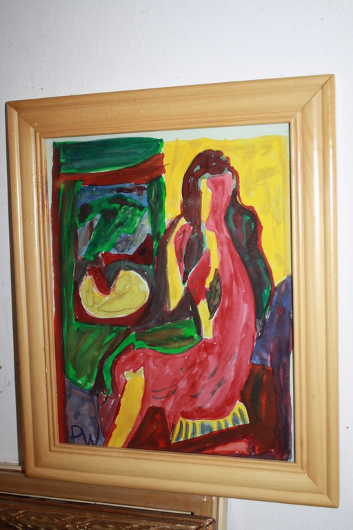 PIET WIEGMAN Heemstede - MODERNE VROUW FIGUUR verkocht voor € 46!