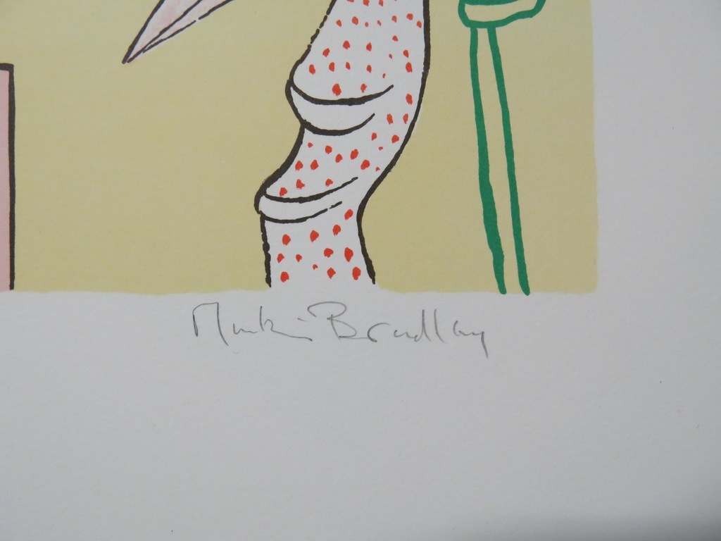 MARTIN BRADLEY  Zeefdruk  DUCK  uit 1990  Handgesigneerd kopen? Bied vanaf 55!