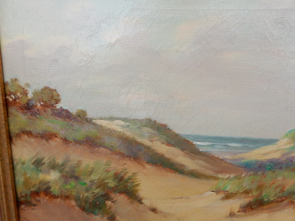 Arnout van Gilst, Duin-Strandgezicht, olieverf op doek, l.o. gesigneerd kopen? Bied vanaf 75!
