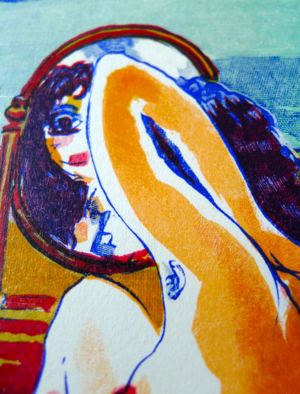 Kees van Dongen,  met twee ! passe-partouts ingelijste gravure uit 1001 nacht kopen? Bied vanaf 40!