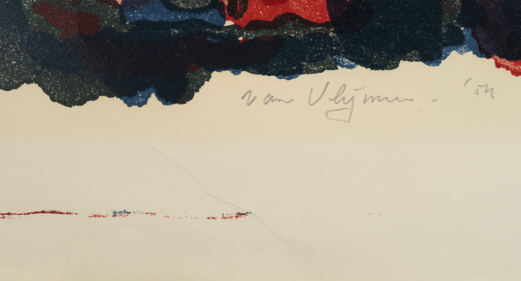 Koos van Vlijmen: Litho, De straat kopen? Bied vanaf 20!