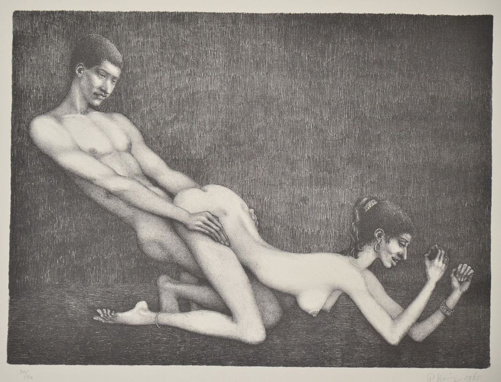 Paul Koning: Litho. Erotische voorstelling kopen? Bied vanaf 1!