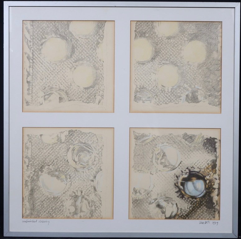 Arno Arts: Potloodtekening, Unfinished drawing - Ingelijst verkocht voor € 50!