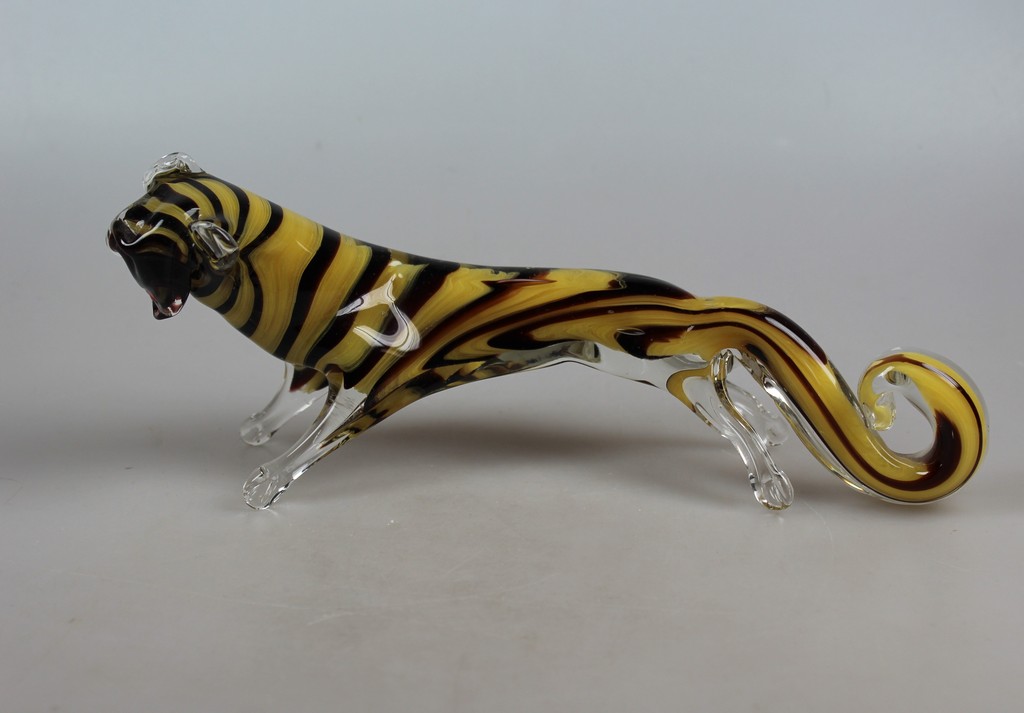 Murano glas beeld van een tijger kopen? Bied vanaf 22!