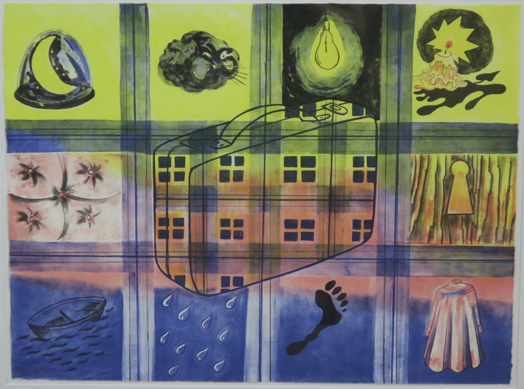 Mareike Geys: Litho, Reiziger safe from oblivion -Ingelijst kopen? Bied vanaf 1!