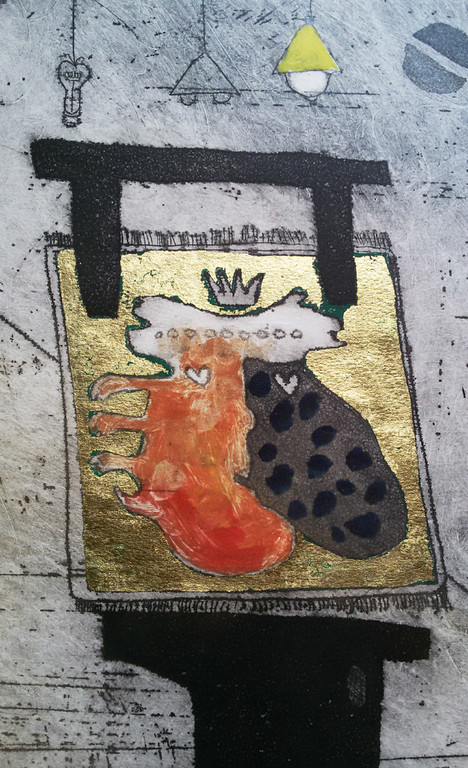 Michel van Overbeeke - Meeting room, ets (mooi ingelijst, groot) kopen? Bied vanaf 1!