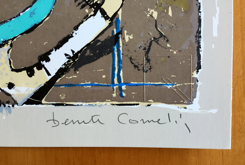 Beniti Cornelis - Zonder titel - gesigneerde zeefdruk - 1987 kopen? Bied vanaf 15!