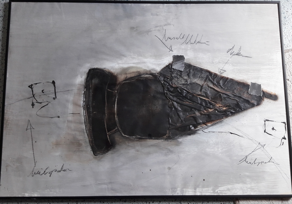 Victor Notermans - V.Notermans titel: Stoel ,gemengde techniek  kopen? Bied vanaf 55!