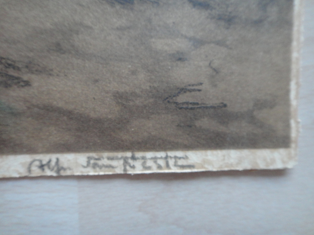 Alfred van Neste, ets, stadsgezicht  kopen? Bied vanaf 1!