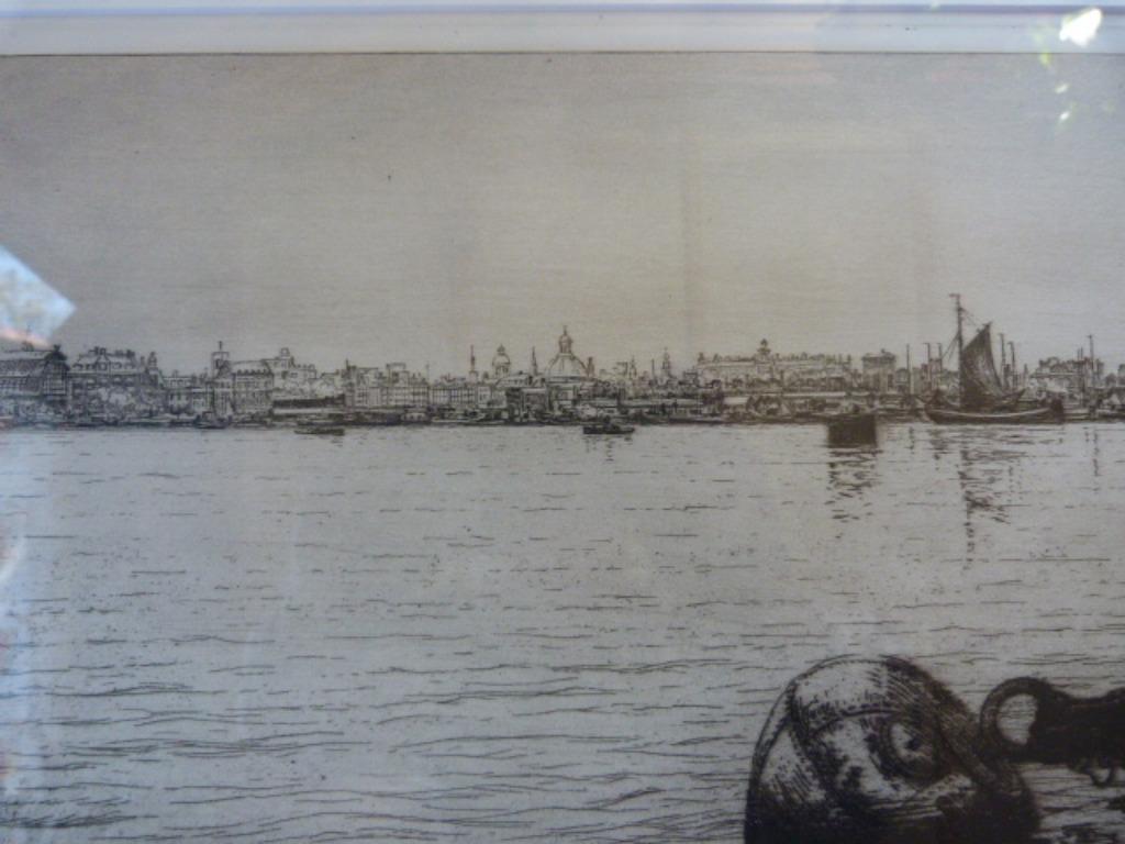 Albert Hemelman - Amsterdam, gezien vanaf t IJ. kopen? Bied vanaf 1!