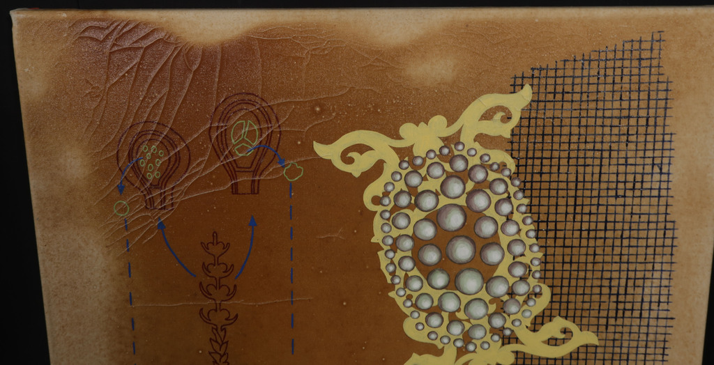 Cees Egas: Gemengde techniek op doek, Z.T. kopen? Bied vanaf 1!