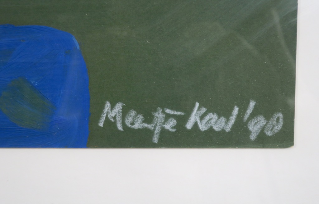 Meertje Kaal: Olieverf op papier, Luister en aai - Ingelijst kopen? Bied vanaf 1!