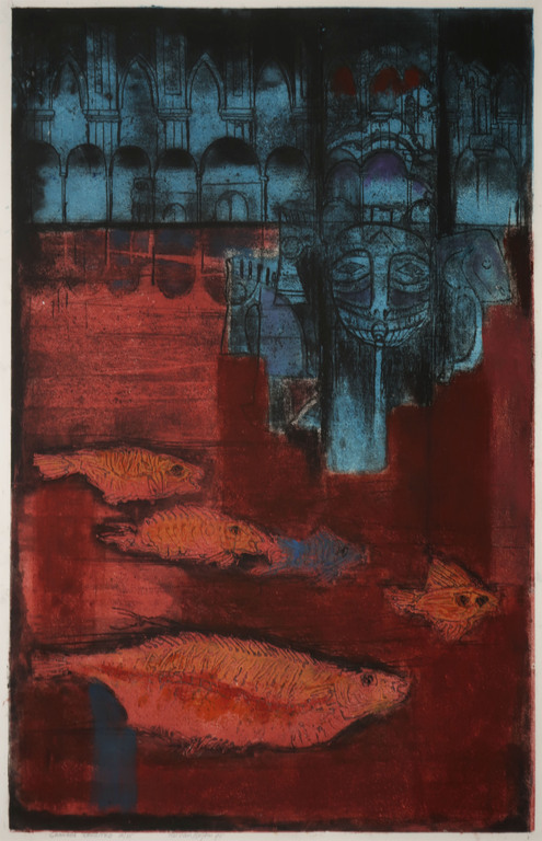 Ru van Rossem: Ets, Granada revisited (Groot) verkocht voor € 100!