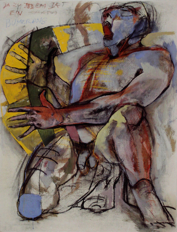Erich Smodics. -Ja, ein Bumerang- Handgesigneerde Giclee. 2016 kopen? Bied vanaf 79!