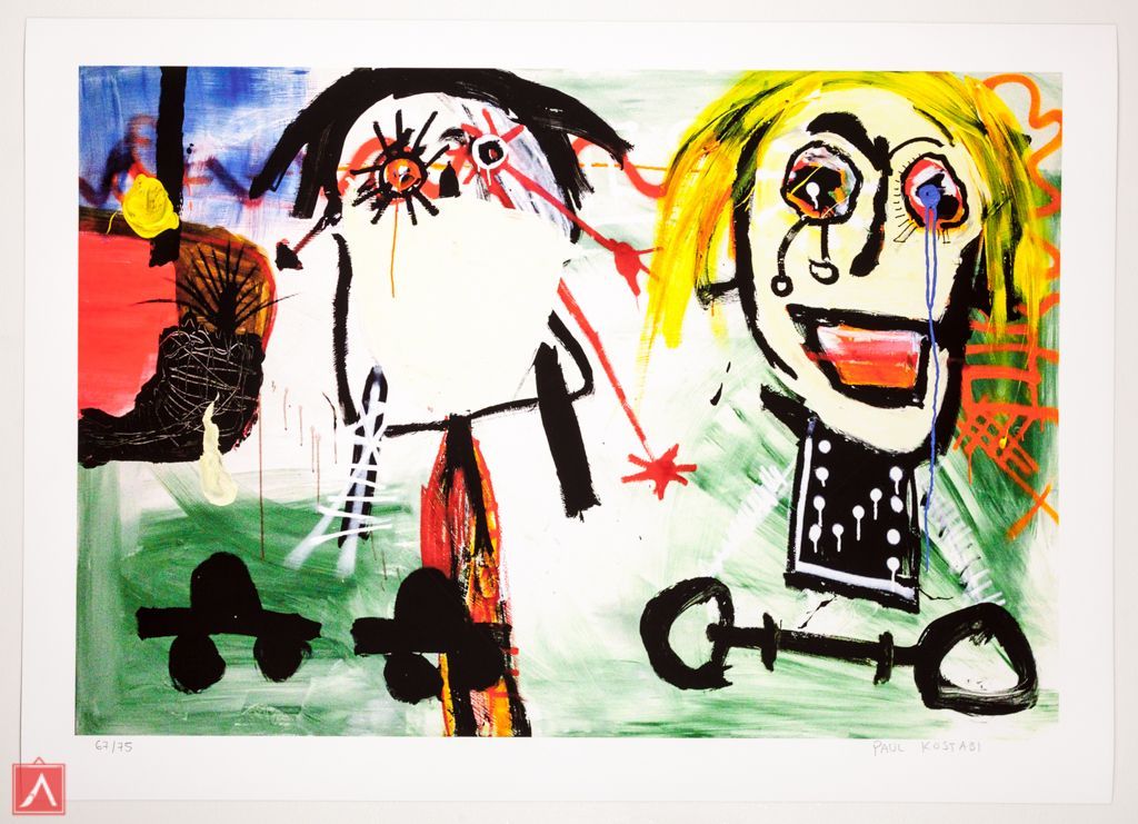 Paul Indrek Kostabi - Loaded Questions - 75 ex, giclee, gesigneerd kopen? Bied vanaf 89!