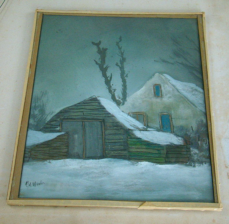 Janus de Winter, winterlandschap-  Laatste aanbieding. kopen? Bied vanaf 45!