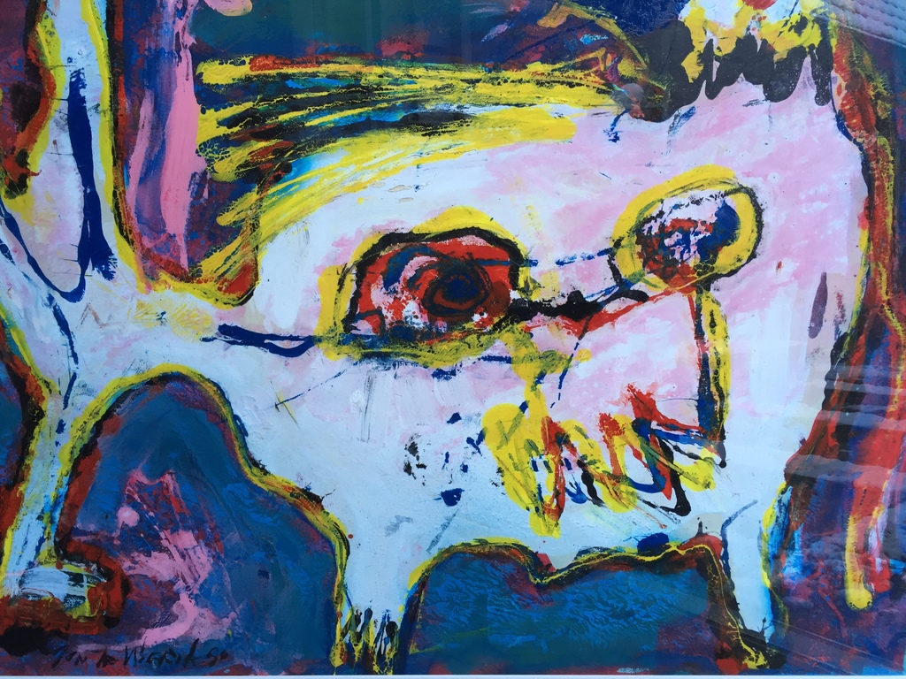 JAN TE WIERIK gemengde technieken op papier  Titel: sprookjes bestaan niet kopen? Bied vanaf 1!