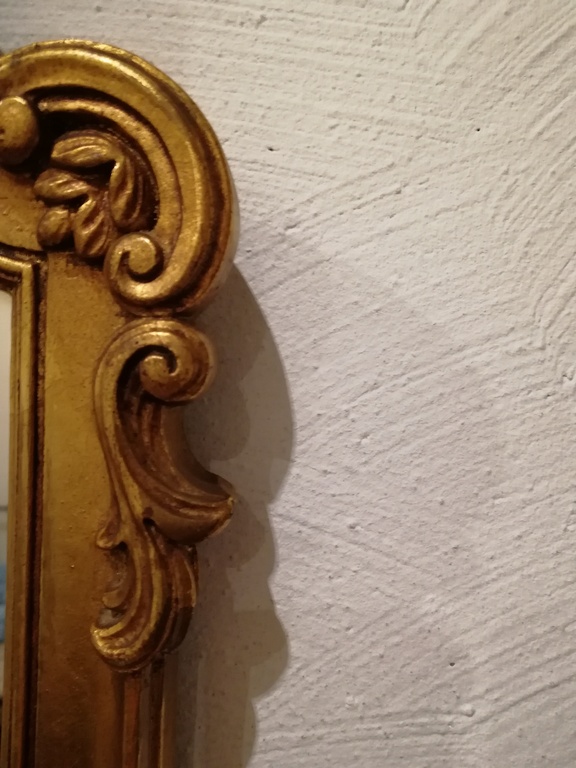 prachtige gesculpteerde en gebronzeerde spiegel - periode 1960 kopen? Bied vanaf 50!