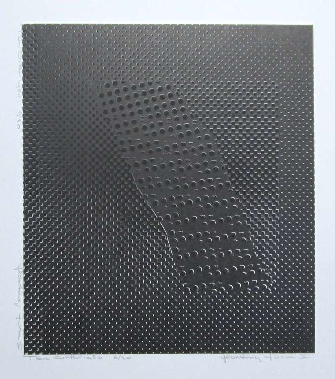 Ton Orth. - Floating Form II - Fraaie Zeefdruk uit 1980. Handgesigneerd. kopen? Bied vanaf 47!