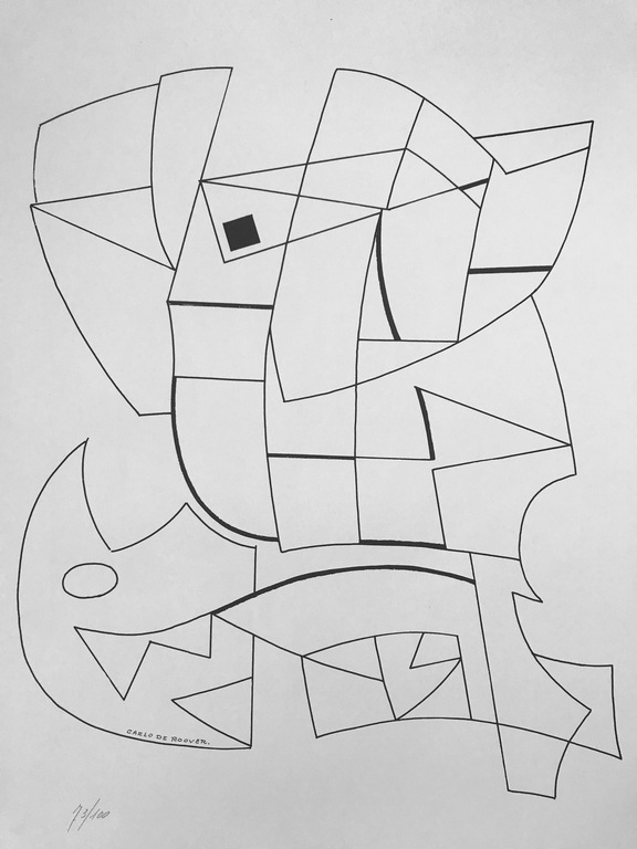 Carlo De Roover - Gesigneerde zeefdruk - Oplage 100 verkocht voor € 45!