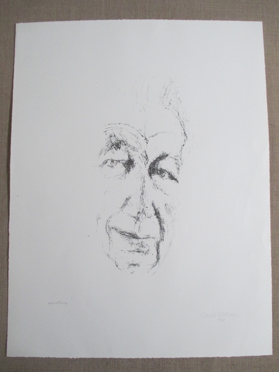 LAATSTE KEER Paul Citroen, litho, W. Sandberg, 1976, perfecte staat verkocht voor € 45!