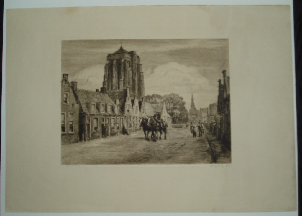 W.J. Dingemans (1873 - 1925)  -  Zierikzee verkocht voor € 50!