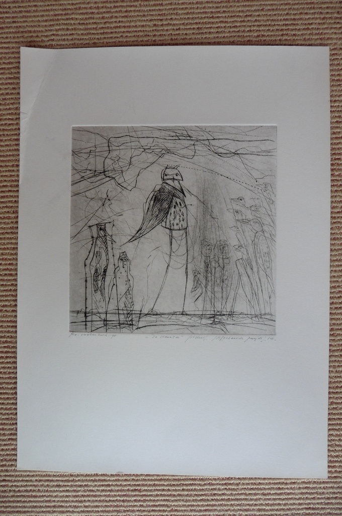 Wout van Heusden - Ko Oosterkerk, De Heerser, ets 1/1 verkocht voor € 60!