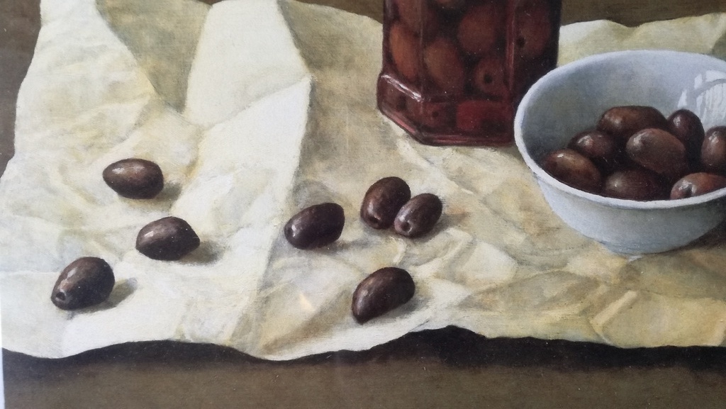 Fred de Heij, Giclee, Stilleven met olijven, ingelijst kopen? Bied vanaf 30!