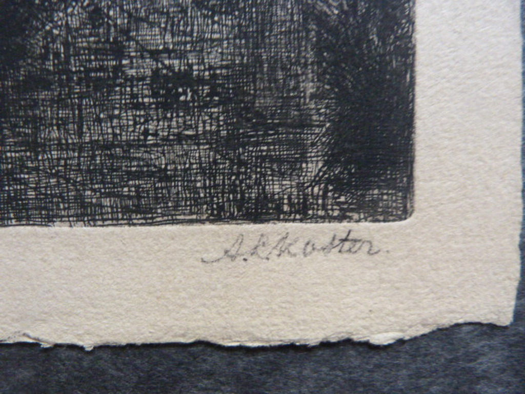 Anton L. Koster  -  twee etsen. kopen? Bied vanaf 1!