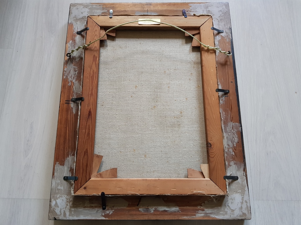 Brand in de Arena, Rotterdam - olieverf op doek - onduidelijk gesigneerd 1933 kopen? Bied vanaf 45!