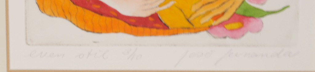 Jose Fernanda: Handbewerkte Ets, Even stil kopen? Bied vanaf 1!