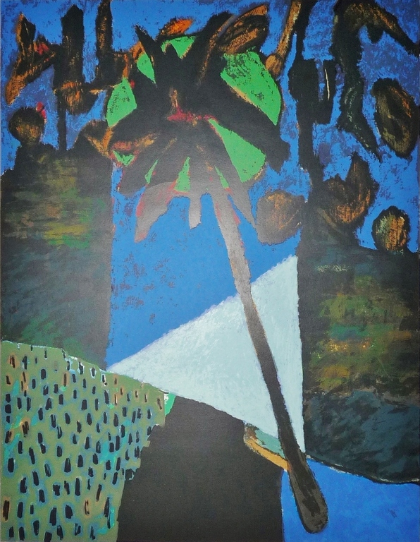 Jeroen Krabbe: Zeefdruk, Landschap, Gesigneerd, 1990 kopen? Bied vanaf 120!