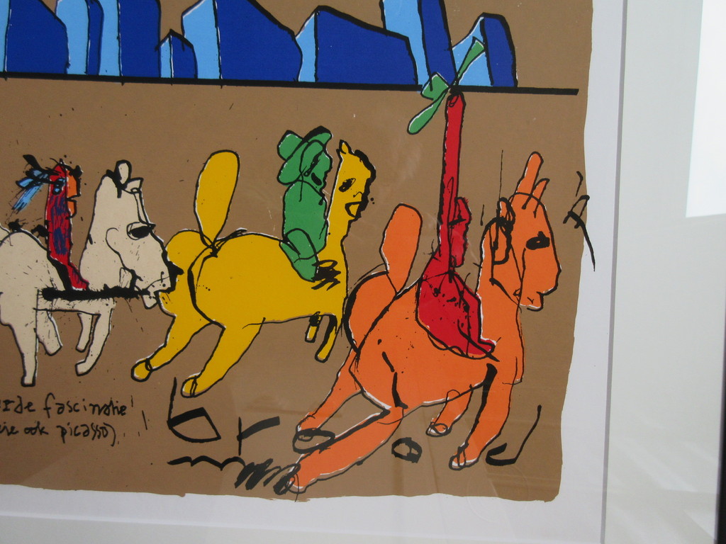 Herman Brood: zeefdruk, paarde fascinatie  kopen? Bied vanaf 20!