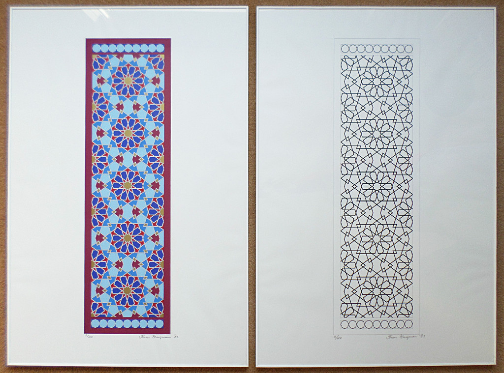 Frans Brugman - Modern geometrisch pendant (strak ingelijst, groot) kopen? Bied vanaf 75!