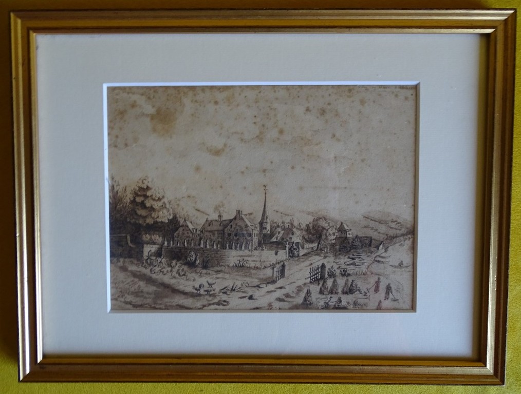 Onbekend, aquarel, Village la Dover & ......1826 kopen? Bied vanaf 1!