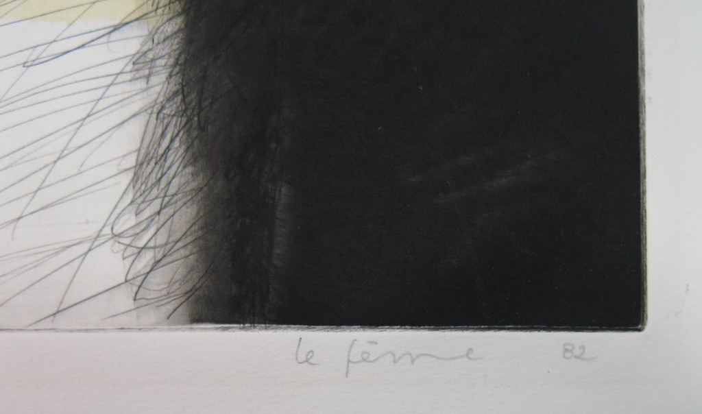Charlotte le Fevre: Ets, Abstracte compositie kopen? Bied vanaf 1!