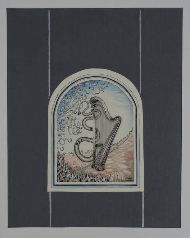 Nicolette Andriessen: Gemengde techniek op papier, Een stille woesternij... kopen? Bied vanaf 1!