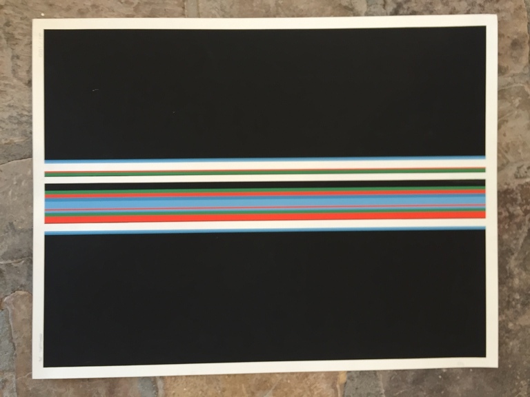 SATO SATORU   originele zeefdruk 1974 en gesigneerde poster. verkocht voor € 50!